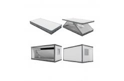 China New Design Upgrade Z Shaped Waterproof Foldable Container House Fast Build Shelters supplier