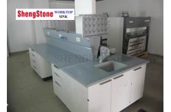 China Physics Lab Epoxy Resin Worktop With 19mm Thickness supplier