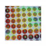 Offset CMYK Printing Tamper Evident Security Labels