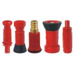 Manual Type Fire Hose Reel Nozzle , Plastic / Brass Core Fire Hydrant Nozzle for sale