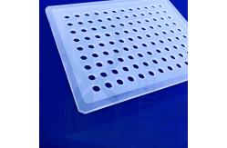 China Opaque Wafer Fused Quartz Plate With Hole High Density 100mm supplier