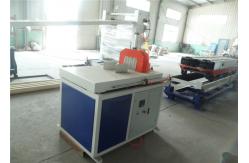 China Low Noise PE Plastic Pipe Extrusion Line With Saw Blade Cutting supplier