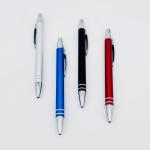 Office Business Metal Aluminum Press Ballpoint Pen High Quality Custom Logo Pen