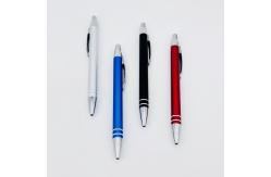 China Office Business Metal Aluminum Press Ballpoint Pen High Quality Custom Logo Pen supplier