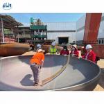 1828mm Diameter 14+3mm Thickness Cladded Dished Head Elliptical 2:1 for sale