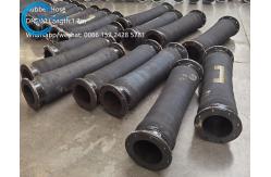 China 50 Ft Heavy Duty Dredging Rubber Discharge Hose With Flanges Connection supplier