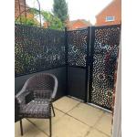 Rectangular Aluminium Profile Gate Double Aluminum Exterior Door Lightweight for sale