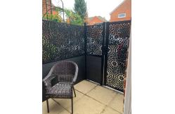 China Rectangular Aluminium Profile Gate Double Aluminum Exterior Door Lightweight supplier