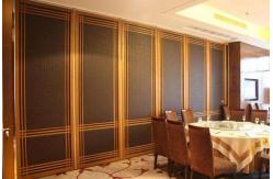 China Customized Hotel Restaurant Sliding Partition Walls with Ceiling Rails supplier