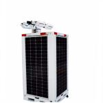 Solar Power Panel Led Light Tower Gel Battery Level 8 Wind Resistance Solar Led Cube For Road Construction Lighting for sale