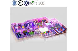 China Customized Castle Theme Kids Soft Playground Maze Play Slide Swing Playground Equipment supplier