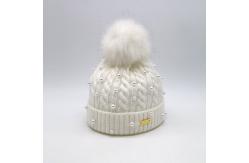 China Unisex Custom Winter Beanie Hat Casual Trendy Thick Knitted supplier