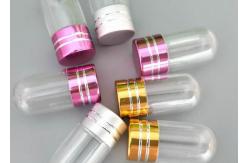 China ISO9001 Clear Pill Bottles 2ml Single Capsule With Metal Cap supplier