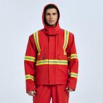 EN1149 Anti Static Aramid Inherently Flame Resistant Rain Gear For Electric Power Industry for sale