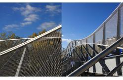 China Inox Architectural Flexible Cable Mesh Stainless Steel Wire Rope Balustrade supplier