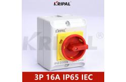 China IEC IP65 16A Triple Pole 3 Phase Disconnect Switch Waterproof supplier