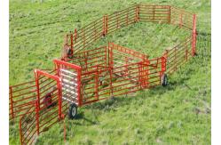 China 4 Rails Powder Coating 2.1mx1.6m Horse Fence Panels supplier