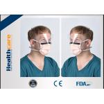 3 Ply / 4 Ply Non Imitating Disposable Earloop Face Mask With Face Shield EO Sterilized for sale