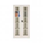 School Office Swing Door Vertical Glass Door Filing Cabinet for sale