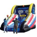 0.55mm PVC Tarpaulin Inflatable Hoop Shooter , Inflatable Amusement Park for sale