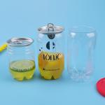 250ml 12oz 16oz 160mm Easy Open Plastic Beverage Cans for sale