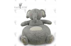 China Child Friendly Stuffed Animal Sofa Couches Baby Infant Mothercare Grey Plush Sofa supplier