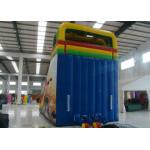 Spiderman Theme Commercial Inflatable Water Slides 8 X 5 X 7m Enviroment - Friendly
