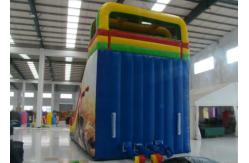 China Spiderman Theme Commercial Inflatable Water Slides 8 X 5 X 7m Enviroment - Friendly supplier