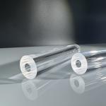 99.999% Al2O3 Tube With Polished Surface Quality Growth Technology EFG / KY for sale