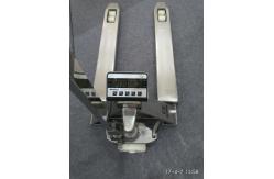 China Mobile Hand Pallet Jack With Weight Scale 5500 Lb Stainless Steel Material supplier