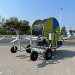 Pumping Irrigation Hose Reel Sprinkler 400m PE Pipe For Farmland