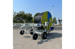 China Pumping Irrigation Hose Reel Sprinkler 400m PE Pipe For Farmland supplier