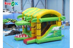 China Small Multi fun Crocodile Inflatable Bounce Castle House Slide For Kid supplier
