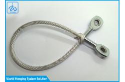China Galvanized 7x7 Wire Rope Assembly Components Plastic Coated With Hard Eye supplier