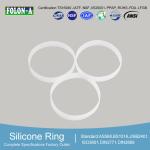 China Transparent Custom O Rings / Elastomer Silicone For Extreme Temperatures And Compression for sale