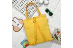 China Fold Over Ladies Canvas Handbags Eco Canvas Bags supplier