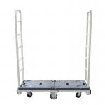 ISO Galvanised 1100mm Length Collapsible Roll Logistic Trolley for sale
