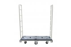 China ISO Galvanised 1100mm Length Collapsible Roll Logistic Trolley supplier