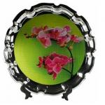 Sublimation 10" twist border metal plate for sale