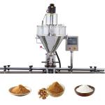 Automatic liquid powder filling sealing capping machine high speed and precision PLC screen control for sale