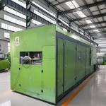 Second-hand three-station fully automatic food plastic box making machine Plastic thermoforming machine for sale