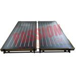 Copper Pipe Blue Film EPDM Flat Plate Solar Collector For Large Heating Project for sale