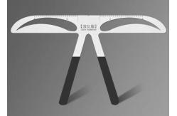 China Moisture - Proof Permanent Makeup Kit Eyebrow Ruler For Students supplier