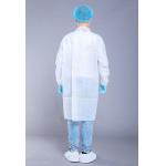 Medical Water Repellent 80gsm Disposable Lab Coats With Cuffs for sale
