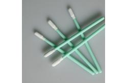 China Knitted Mini Round Head Cleanroom Polyester Cleaning Swab supplier