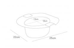 China Eco Friendly Baby Potty Toilet with EN-71 Certificate Customized Logo Print Design supplier