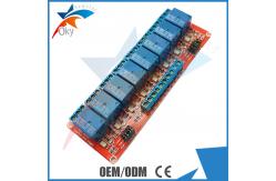 China 8 Channel Arduino Relay Module DC5V / 12V / 24V With Optocoupler Isolate supplier