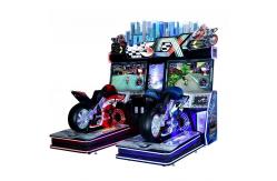 China 42LCD Double Players Speed Motorcycle Arcade Game Machine Original Design supplier