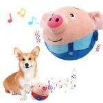 Dog Plush Toy Funny Pig Electronic Interactive Pet Bouncing Balls Active Moving  Squeaky for sale