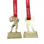 3D Fitness Gold Award Bodybuilding Stock Medal for sale